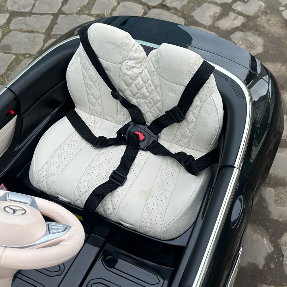 Masinuta electrica Mercedes S650 MAYBACH, 90W, 12V, PREMIUM #Negru [12]