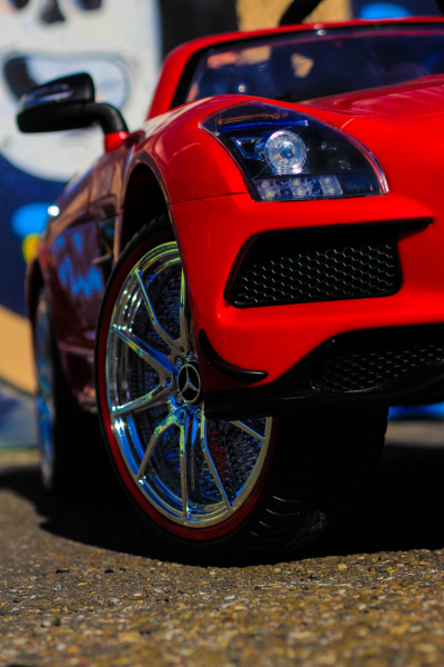 Masinuta electrica pentru copii Mercedes SLS rosu [13]