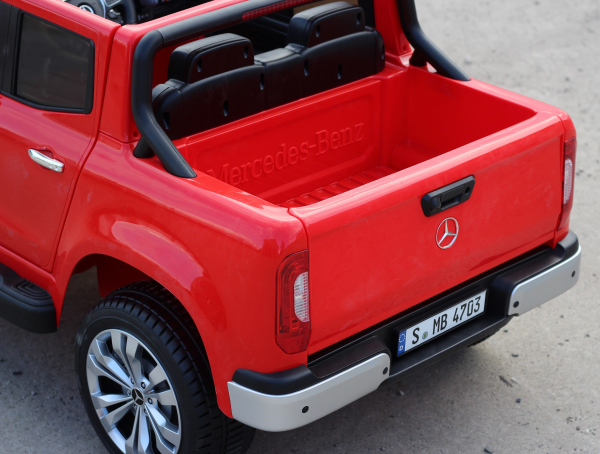 Masinuta electrica Mercedes X-Class 2x45W STANDARD #Rosu [10]