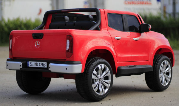 Masinuta electrica Mercedes X-Class 2x45W STANDARD #Rosu [6]