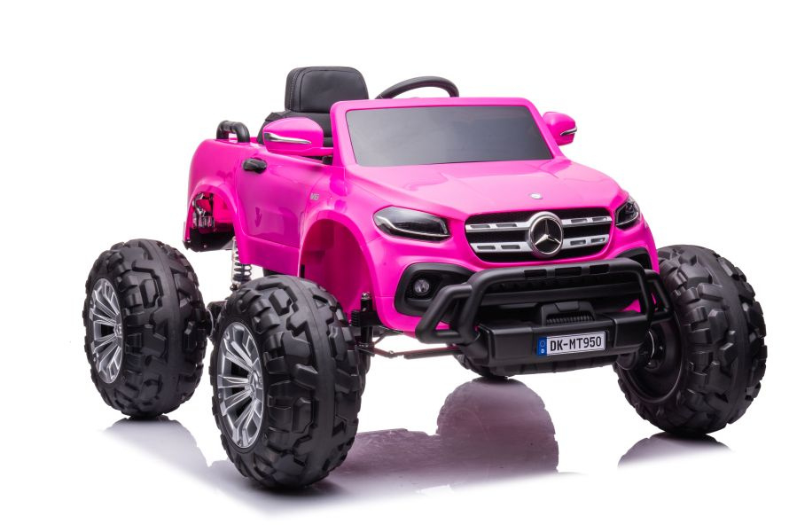 Mercedes X-Class Monster Truck, 4x4, scaun tapitat, roti moi,  light pink [7]