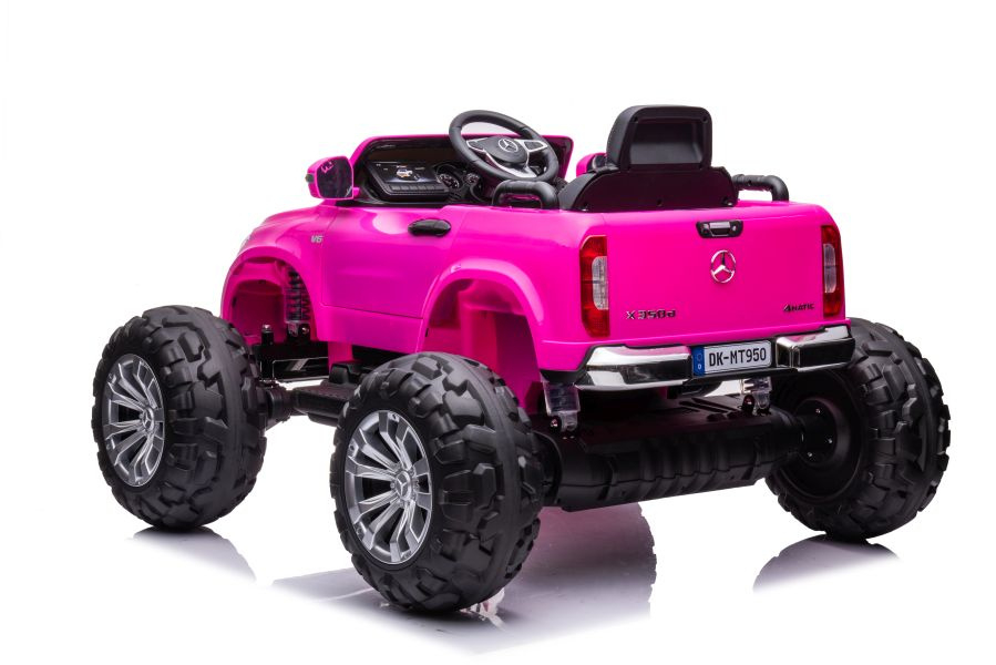 Mercedes X-Class Monster Truck, 4x4, scaun tapitat, roti moi,  light pink [6]
