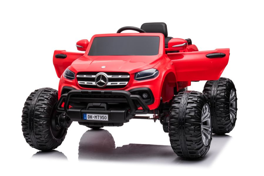 Mercedes X-Class Monster Truck, 4x4, scaun tapitat, roti moi,  rosu [9]