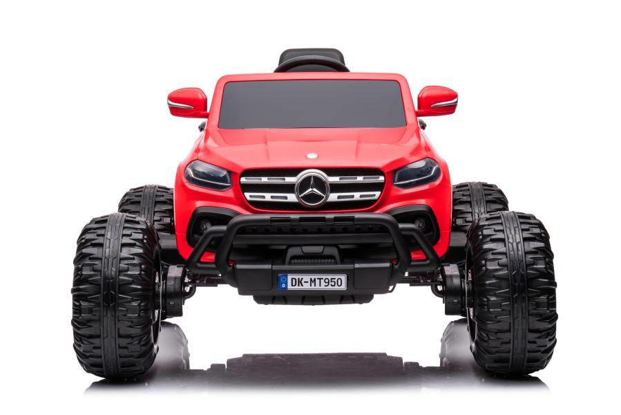 Mercedes X-Class Monster Truck, 4x4, scaun tapitat, roti moi,  rosu [2]