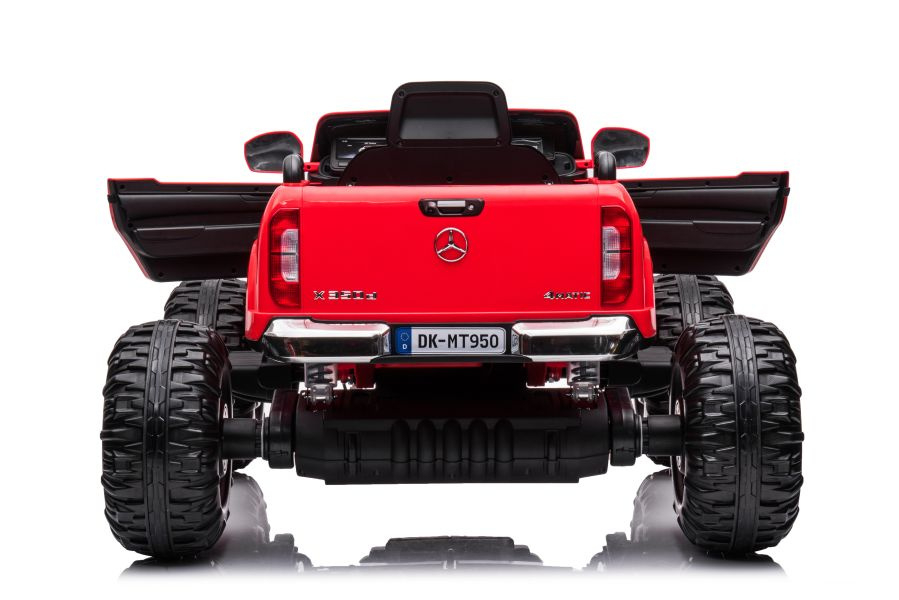 Mercedes X-Class Monster Truck, 4x4, scaun tapitat, roti moi,  rosu [10]