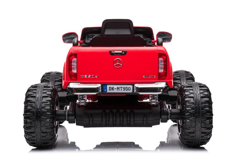 Mercedes X-Class Monster Truck, 4x4, scaun tapitat, roti moi,  rosu [8]