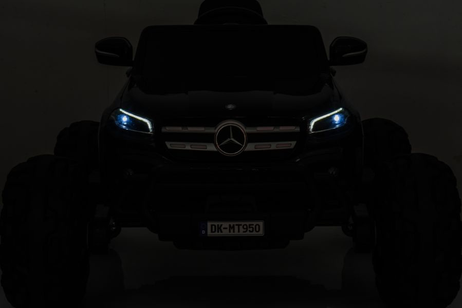 Mercedes X-Class Monster Truck, 4x4, scaun tapitat, roti moi, neagra [17]