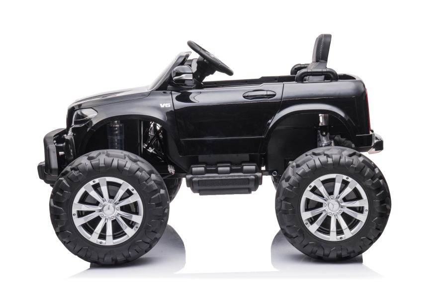 Mercedes X-Class Monster Truck, 4x4, scaun tapitat, roti moi, neagra [12]