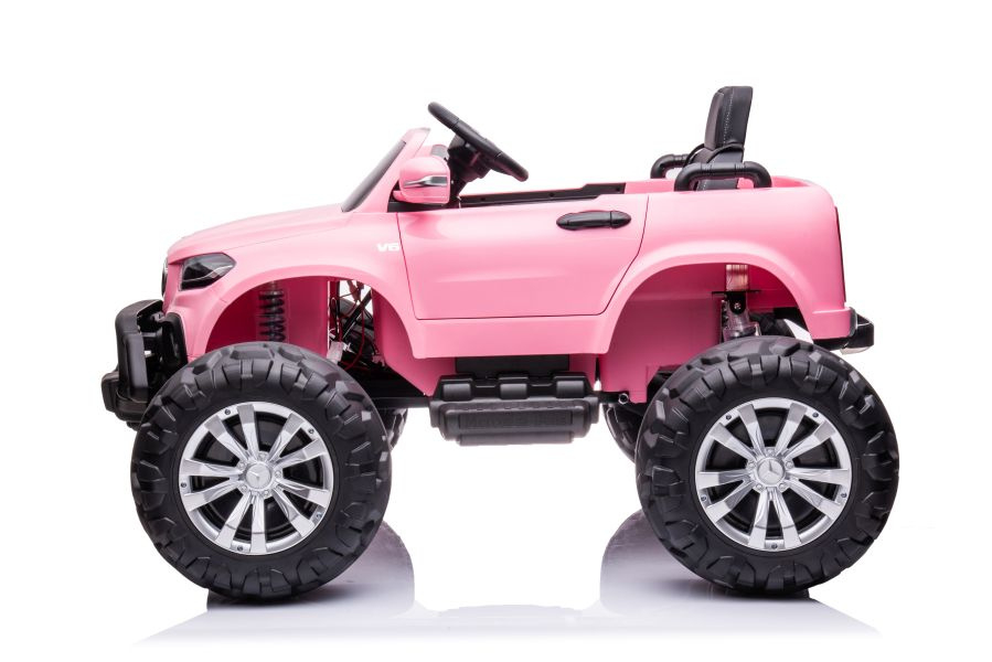 Mercedes X-Class Monster Truck, 4x4, scaun tapitat, roti moi, barbie pink [9]