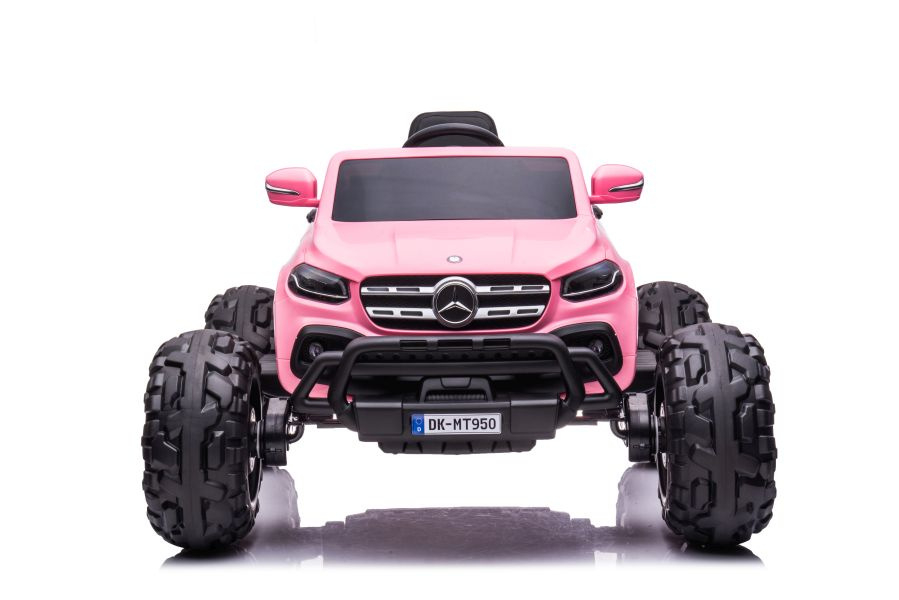 Mercedes X-Class Monster Truck, 4x4, scaun tapitat, roti moi, barbie pink [2]