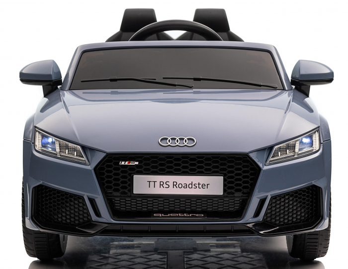 Masinuta pentru copii electrica Audi TT RS, albastra cenuisiu [18]