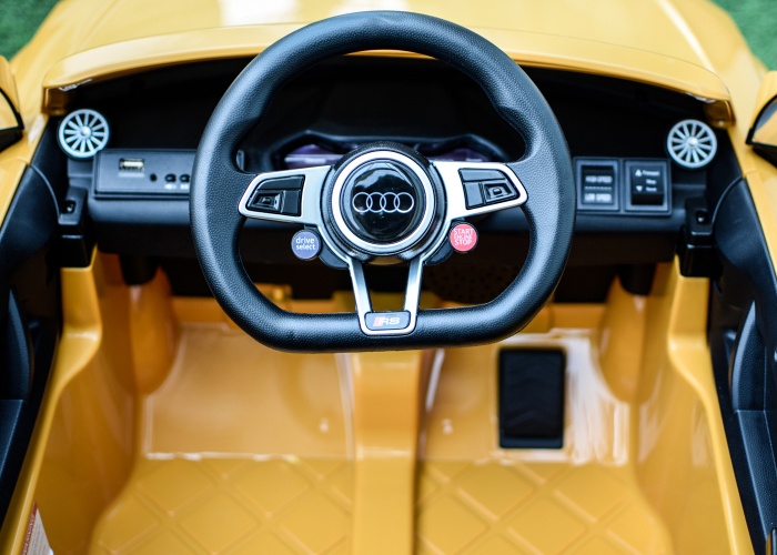 Audii TT RS galbena, masinuta electrica pentru copii [14]