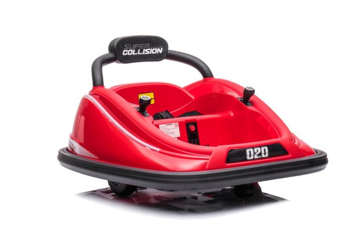 Masinuta busitoare cu RC, Kinderauto Super Collision 70W 12V culoare Rosie [15]