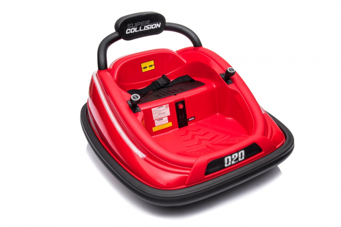 Masinuta busitoare cu RC, Kinderauto Super Collision 70W 12V culoare Rosie [16]