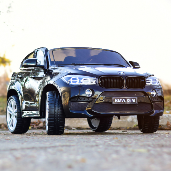 Masinuta electrica BMW X6M neagra, copii 2-8 ani [2]