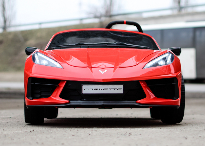 Masinuta electrica pentru 2 copii Corvette C8 90W 12V STANDARD, culoare Rosie [3]