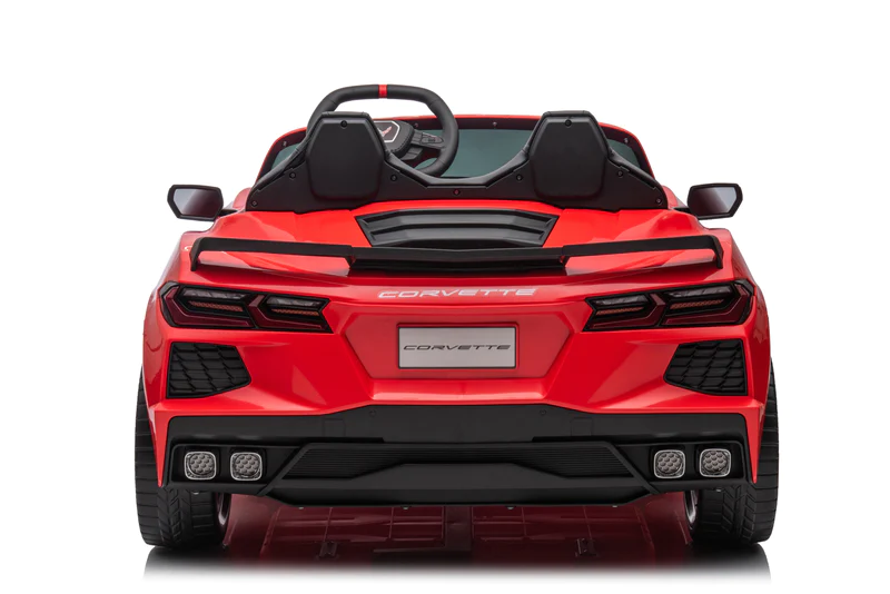 Masinuta electrica pentru 2 copii Corvette C8 90W 12V STANDARD, culoare Rosie [15]