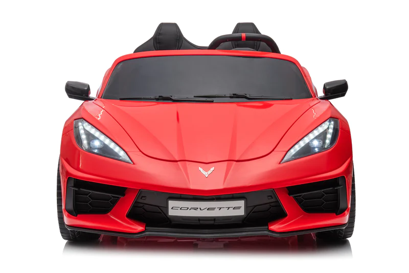 Masinuta electrica pentru 2 copii Corvette C8 90W 12V STANDARD, culoare Rosie [18]