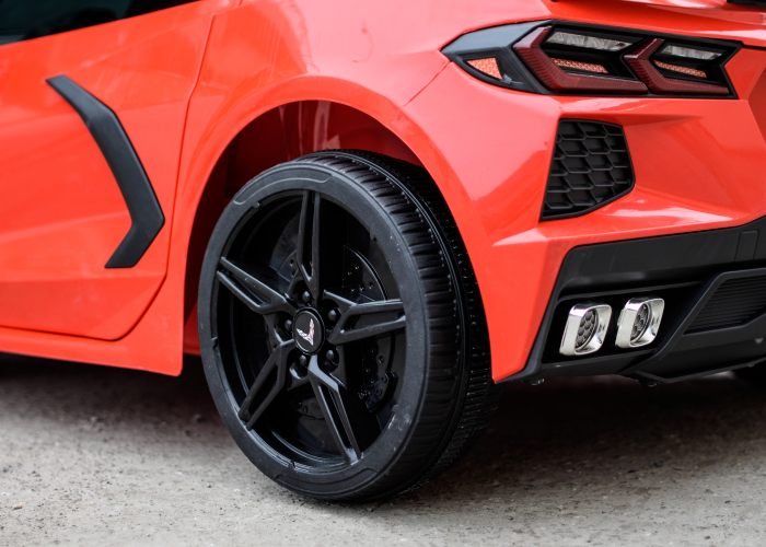 Masinuta electrica pentru 2 copii Corvette C8 90W 12V STANDARD, culoare Rosie [11]