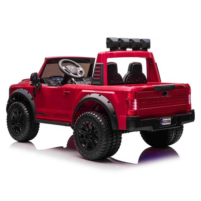 Masinuta electrica copii Ford Super Duty F450, rosie [6]