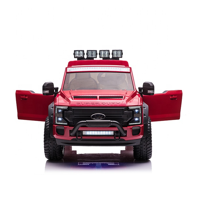 Masinuta electrica copii Ford Super Duty F450, rosie [7]