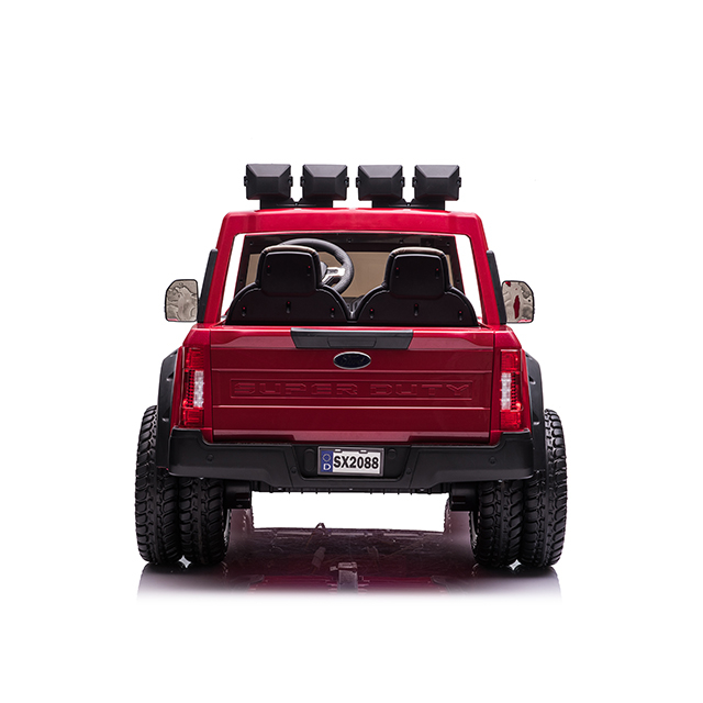 Masinuta electrica copii Ford Super Duty F450, rosie [4]