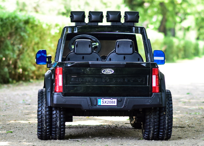 Masinuta electrica copii Ford Super Duty F450, negru [9]