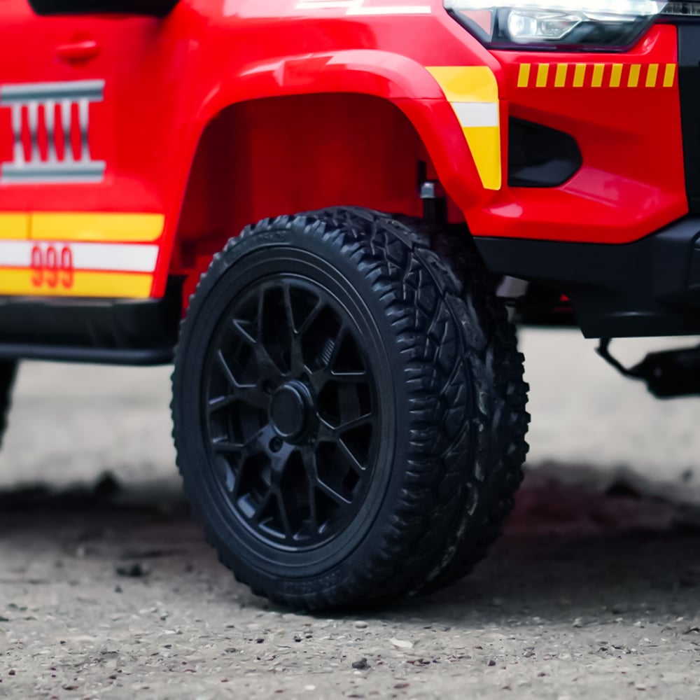 Masinuta electrica pentru 2 copii Kinderauto FirePatrol, 3-6 ani, 4x4, 800W, 24V, echipata premium, rosie [11]