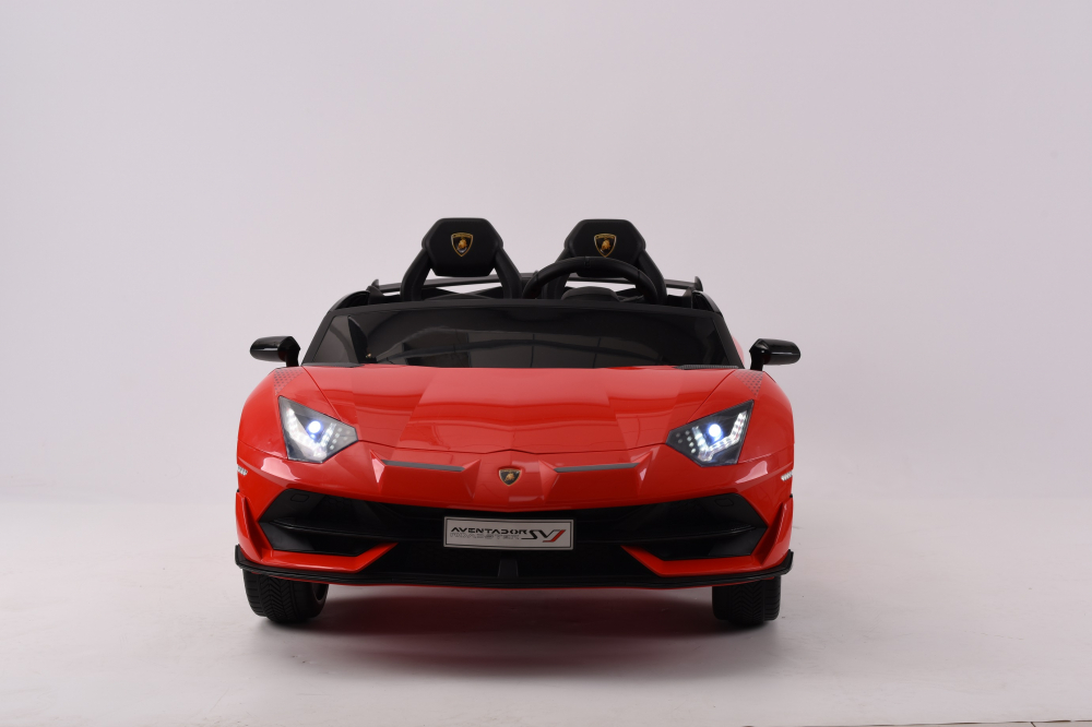 Masinuta electrica pentru 2 copii, Lamborghini Aventador Xago, 12V, 90W, echipare Deluxe, rosie [3]