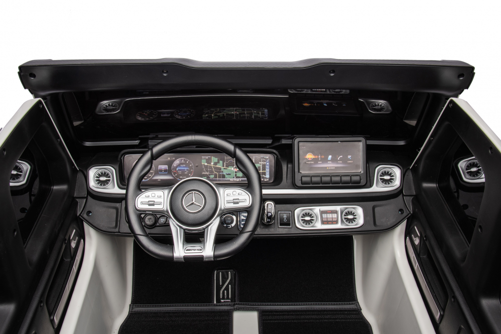 Masinuta electrica pentru 2 copii Mercedes G63, 4x4, 800W [30]