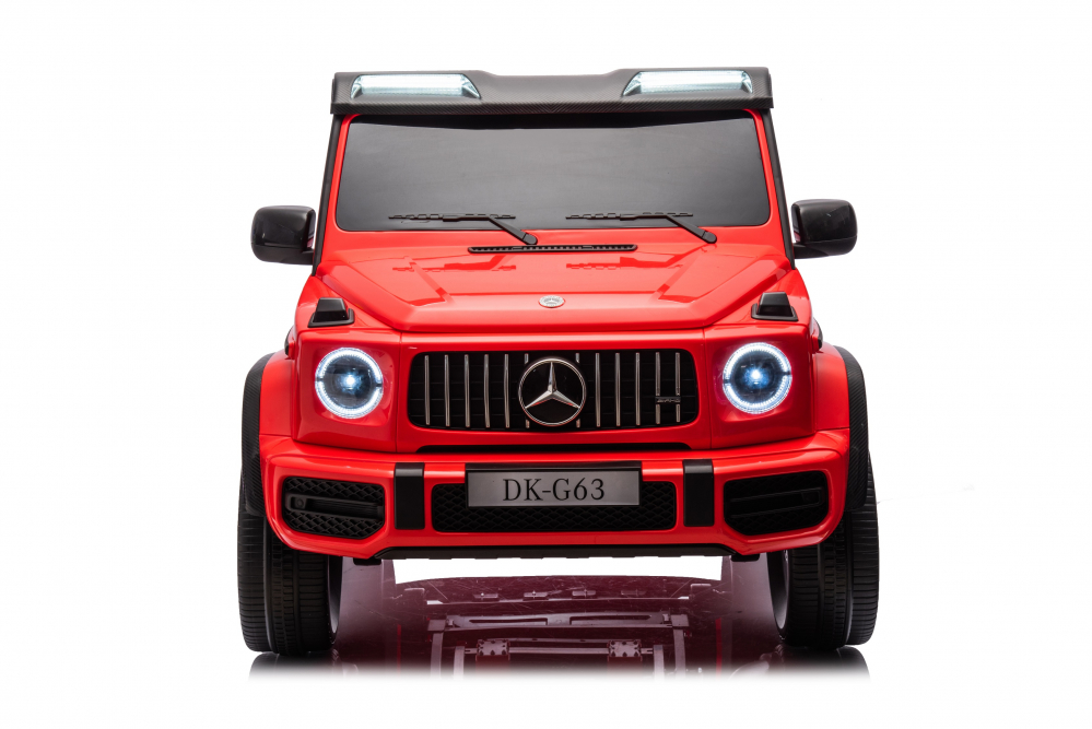 Masinuta electrica pentru 2 copii Mercedes G63, tractiune 4x4, putere 800W, 24V, 14Ah, Mp3 rosie [36]