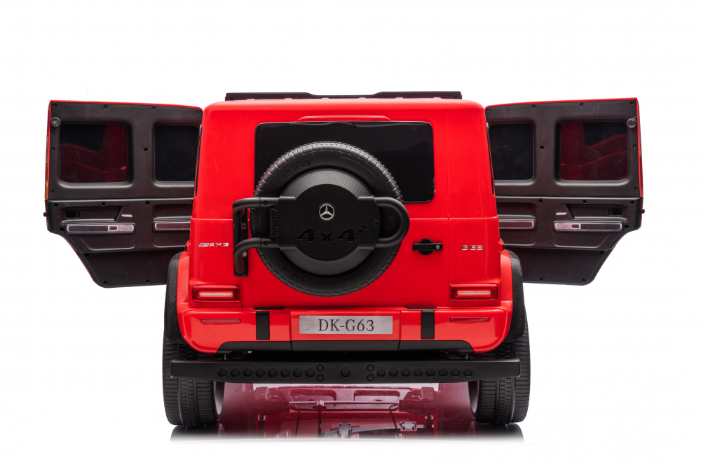 Masinuta electrica Mercedes G63, 2 locuri, 4x4, 800W, rosie [26]