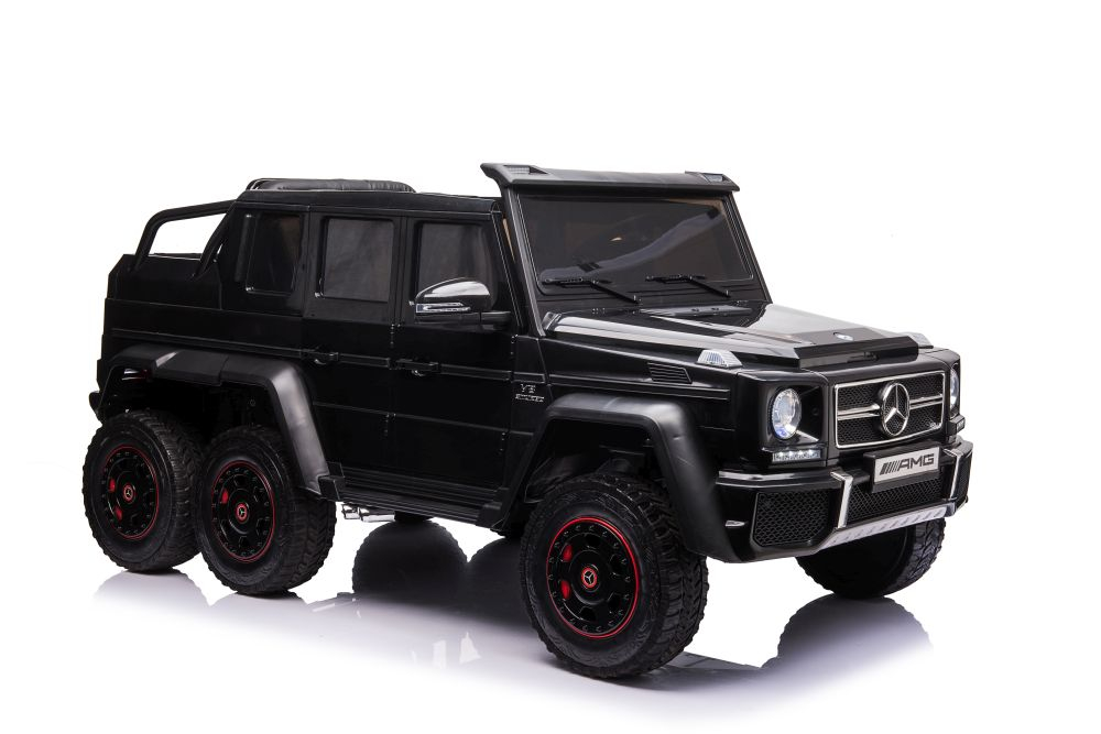Masinuta electrica 2 copii Mercedes G63 6x6 270W, neagra [4]