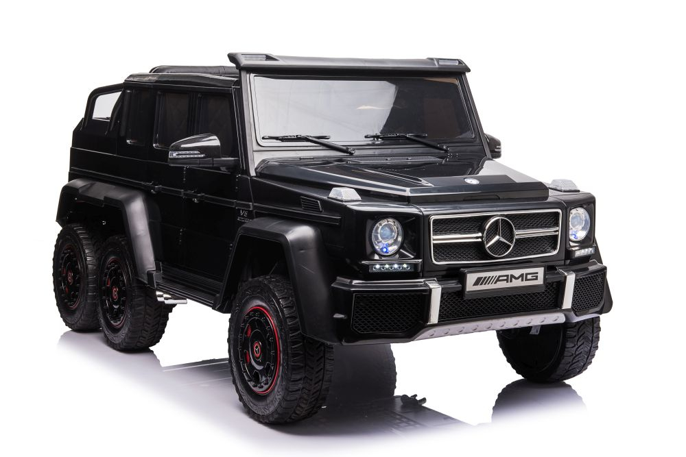 Masinuta electrica 2 copii Mercedes G63 6x6 270W, neagra [3]