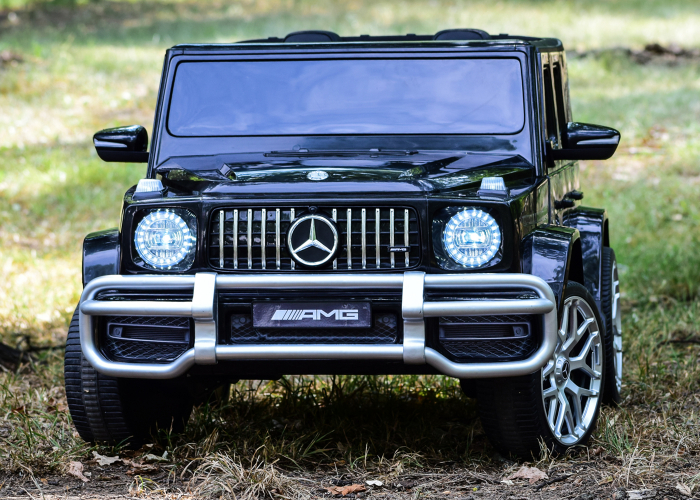 Masinuta electrica pentru 2 copii Mercedes G63 XXL 4x4 180W 12V PREMIUM culoare Neagra [5]