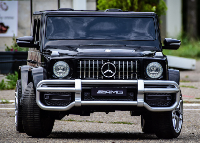 Masinuta electrica pentru 2 copii Mercedes G63 XXL 4x4 180W 12V PREMIUM culoare Neagra [9]