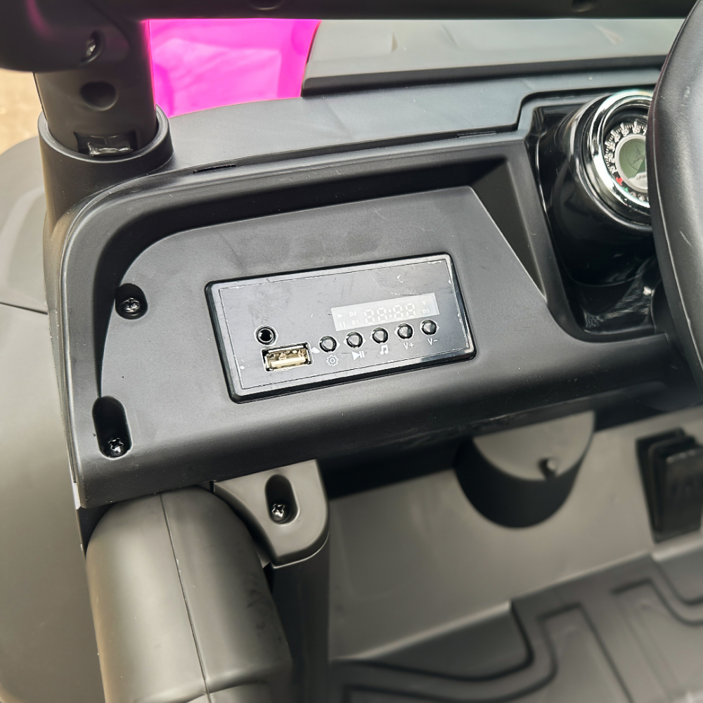 Masinuta electrica pentru 2 copii Mercedes UNIMOG 4x4 140W PREMIUM culoare Roz [16]