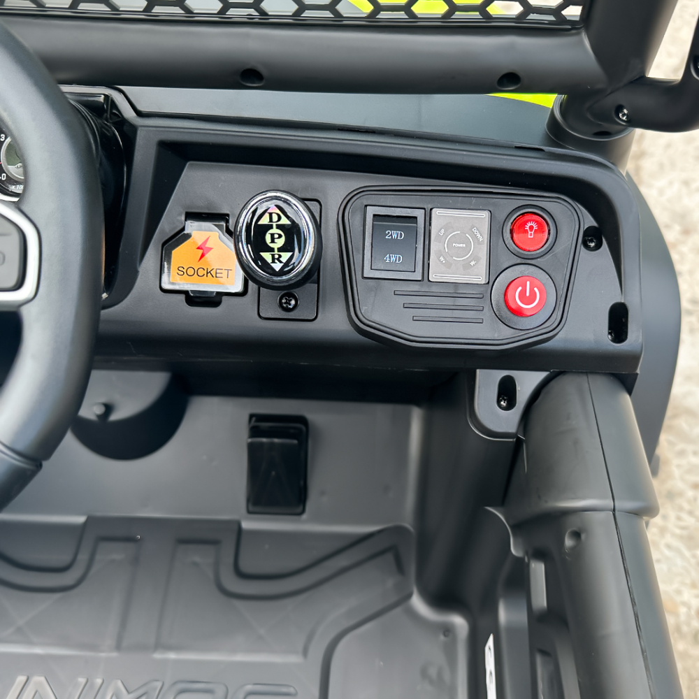 Masinuta electrica pentru 2 copii Mercedes UNIMOG 4x4 140W PREMIUM culoare Verde [14]