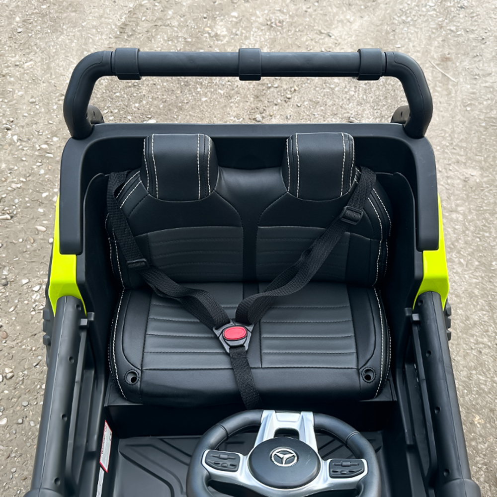 Masinuta electrica pentru 2 copii Mercedes UNIMOG 4x4 140W PREMIUM culoare Verde [12]