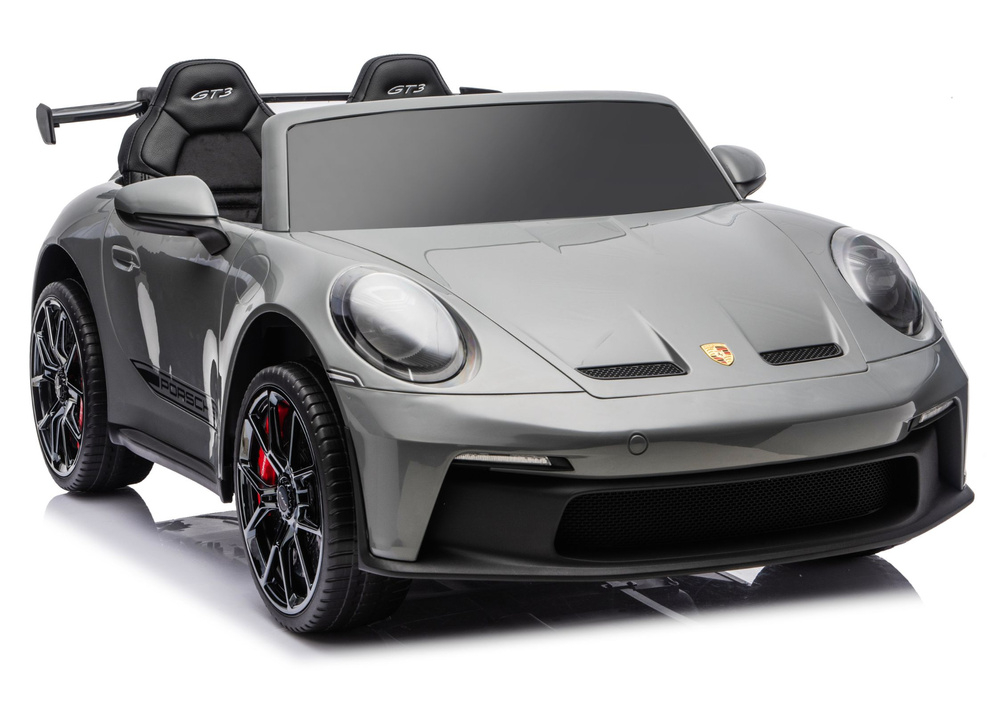 Masinuta electrica pentru 2 copii, Porsche 911 GT3, 320W, 24V 14Ah, culoare GRI [2]