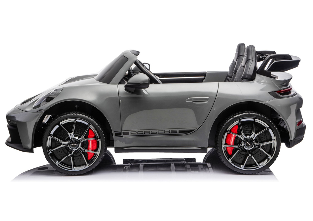 Masinuta electrica pentru 2 copii, Porsche 911 GT3, 320W, 24V 14Ah, culoare GRI [3]