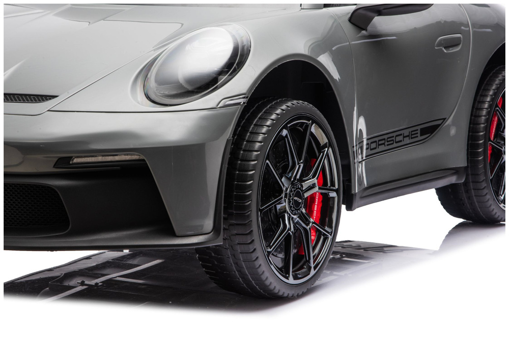 Masinuta electrica pentru 2 copii, Porsche 911 GT3, 320W, 24V 14Ah, culoare GRI [8]