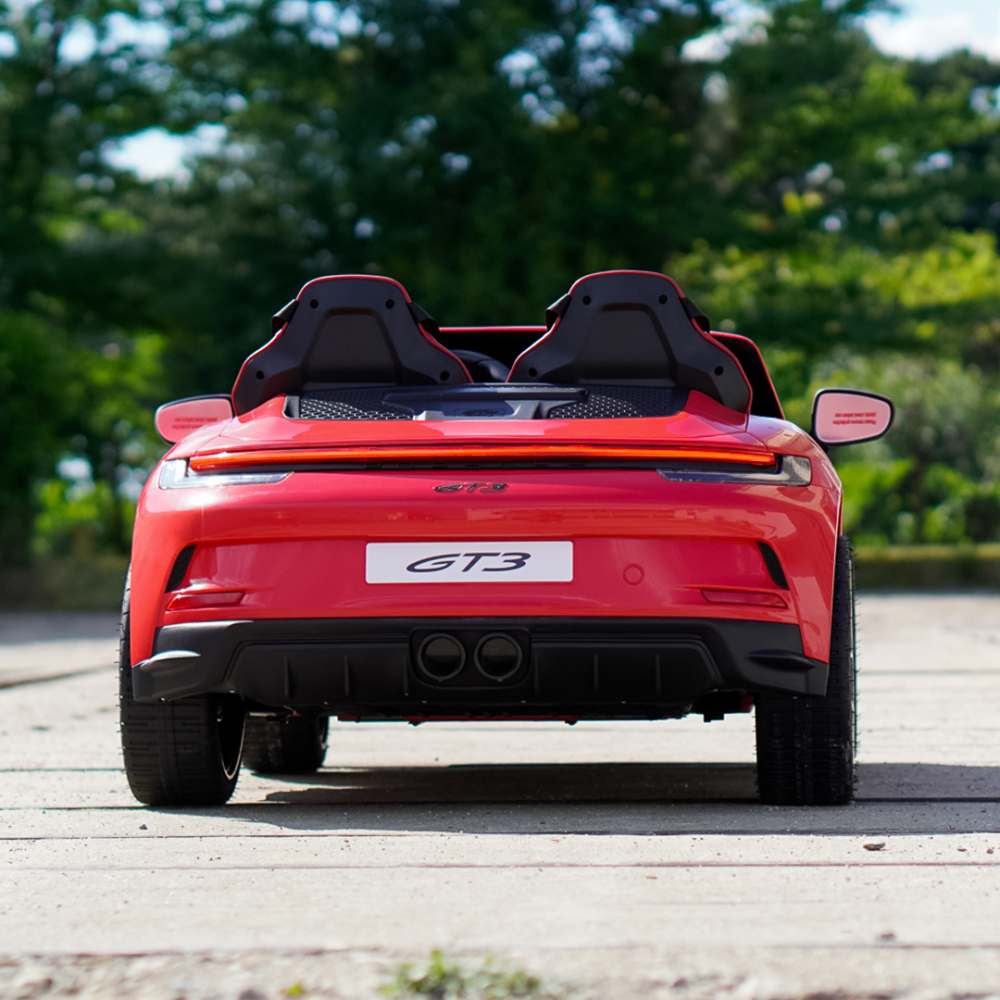 Masinuta electrica pentru 2 copii, Porsche 911 GT3, 320W, 24V 14Ah, echipare premium, rosie [9]
