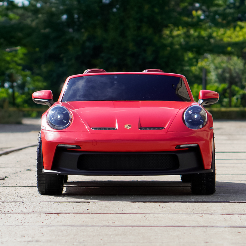 Masinuta electrica pentru 2 copii, Porsche 911 GT3, 320W, 24V 14Ah, echipare premium, rosie [4]