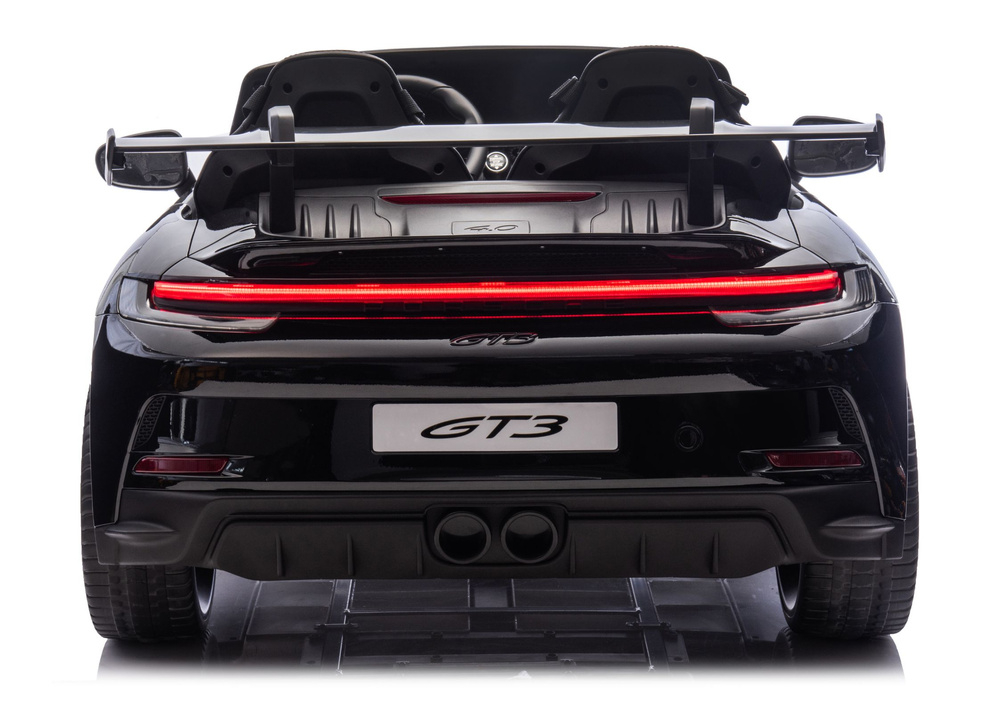 Masinuta electrica pentru 2 copii, Porsche 911 GT3, 320W, 24V 14Ah, culoare negra metalizat [4]