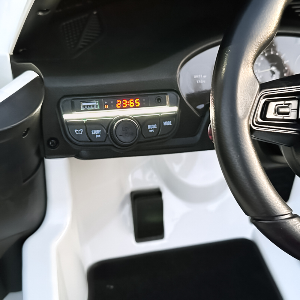 Masinuta electrica pentru 2 copii, Porsche 911 GT3 320W 24V 14Ah premium, culoare alba [17]