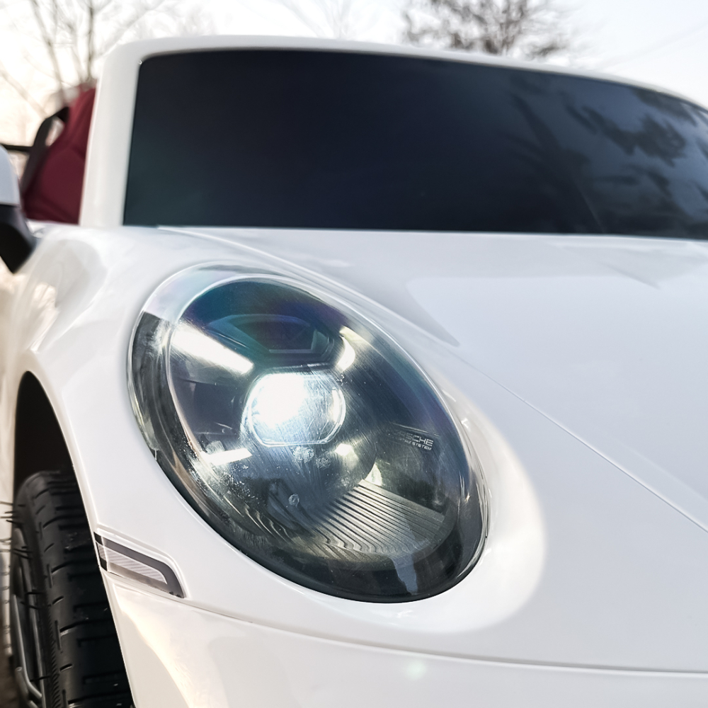 Masinuta electrica pentru 2 copii, Porsche 911 GT3 320W 24V 14Ah premium, culoare alba [19]