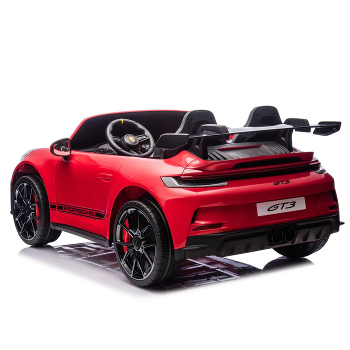Masinuta electrica pentru 2 copii, Porsche 911 GT3 320W 24V 14Ah premium, culoare rosie [4]