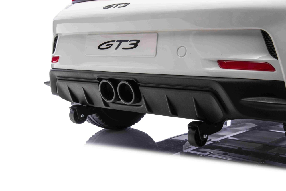 Masinuta electrica pentru 2 copii, Porsche 911 GT3 320W 24V 14Ah premium, culoare alba [24]