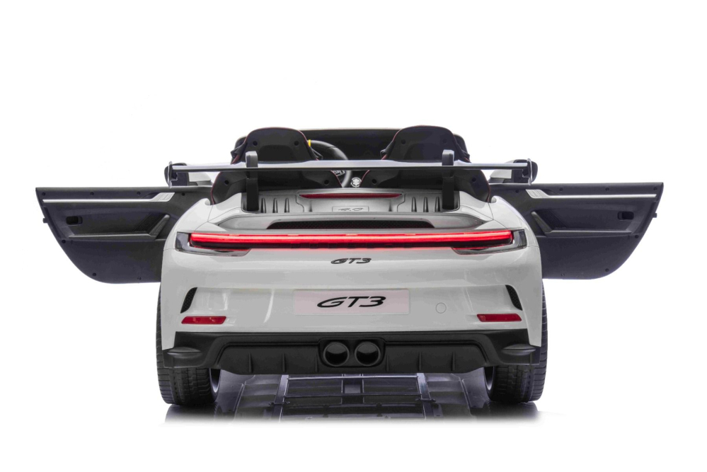 Masinuta electrica pentru 2 copii, Porsche 911 GT3 320W 24V 14Ah premium, culoare alba [12]